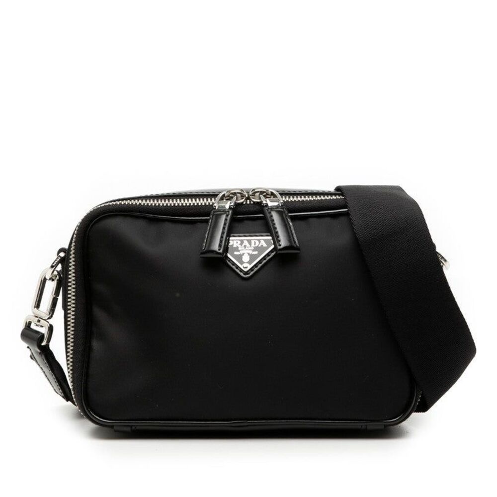 Prada Re-Nylon Triangle Logo Shoulder Bag
